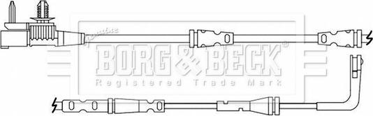 Borg & Beck BWL3214 - Signalni kontakt, trosenje kočione plocice www.molydon.hr