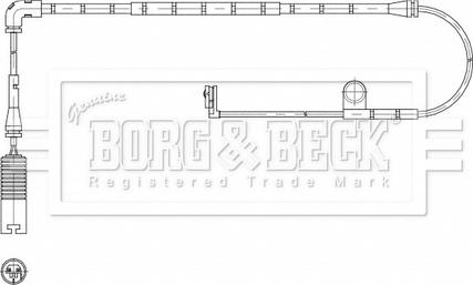 Borg & Beck BWL3211 - Signalni kontakt, trosenje kočione plocice www.molydon.hr