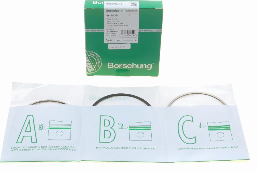 Borsehung B19039 - Komplet klipnih prstenova www.molydon.hr