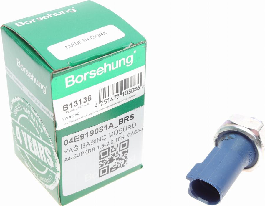 Borsehung B13136 - Senzor, pritisak ulja www.molydon.hr