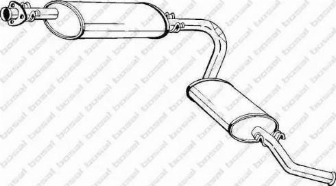 Bosal 283-413 - Zadnji Ispušni lonac www.molydon.hr