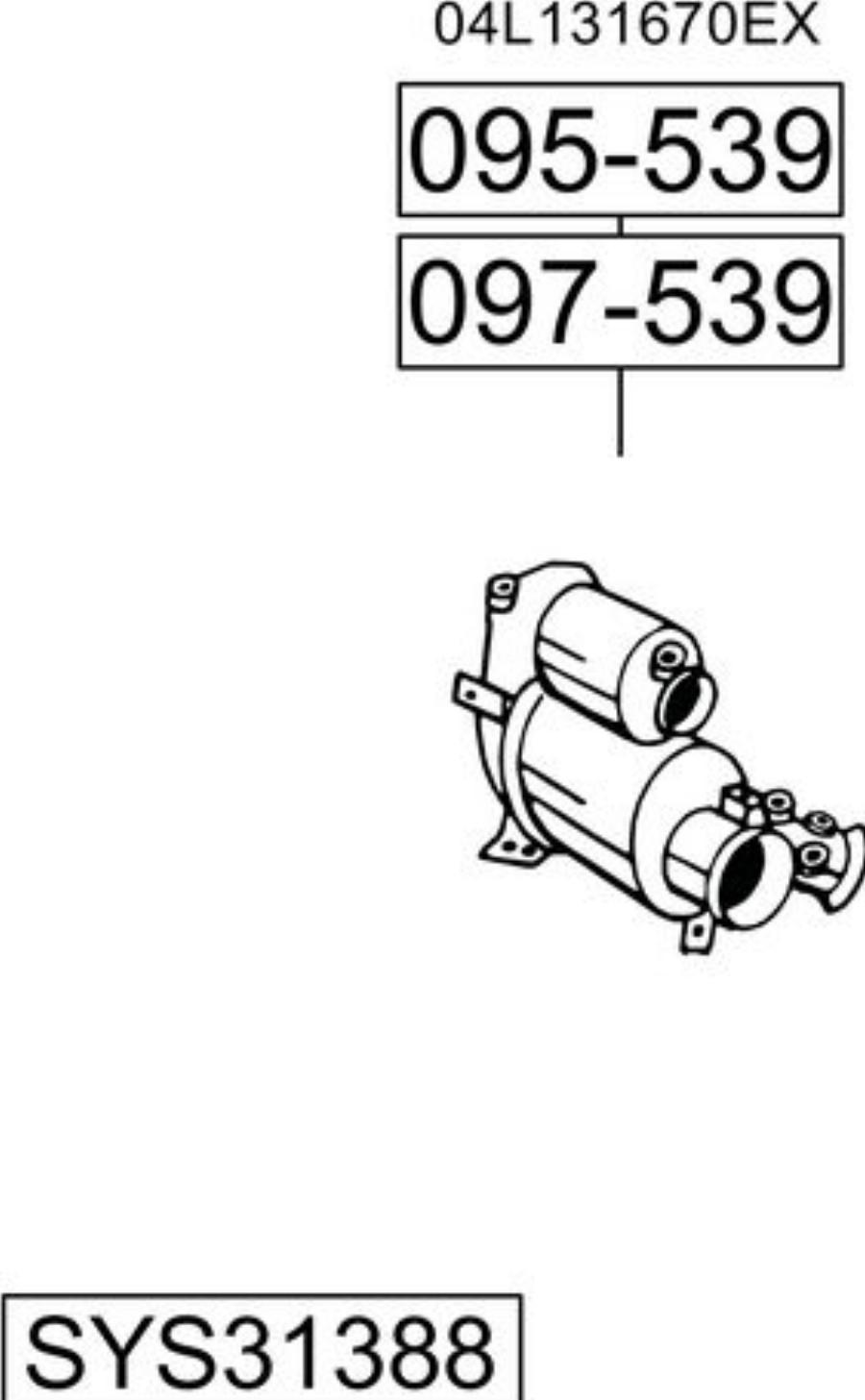 Bosal SYS31388 - Ispušni sistem www.molydon.hr