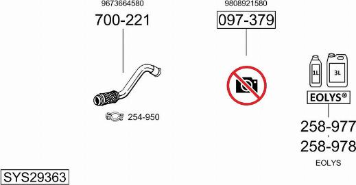 Bosal SYS29363 - Ispušni sistem www.molydon.hr