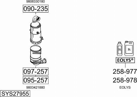 Bosal SYS27955 - Ispušni sistem www.molydon.hr