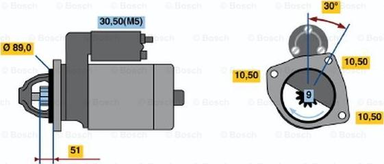 BOSCH 9 000 083 054 - Starter www.molydon.hr