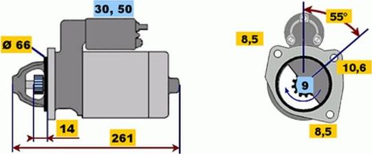 BOSCH 9 000 141 111 - Starter www.molydon.hr