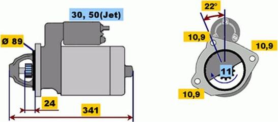 BOSCH 9 000 143 410 - Starter www.molydon.hr