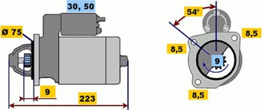 BOSCH 9 000 333 104 - Starter www.molydon.hr