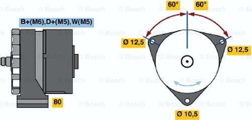 BOSCH 9 120 080 154 - Alternator www.molydon.hr