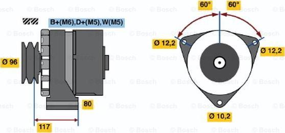 BOSCH 9 120 080 113 - Alternator www.molydon.hr