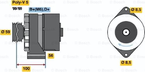 BOSCH 9 120 080 173 - Alternator www.molydon.hr