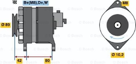 BOSCH 9 120 144 609 - Alternator www.molydon.hr