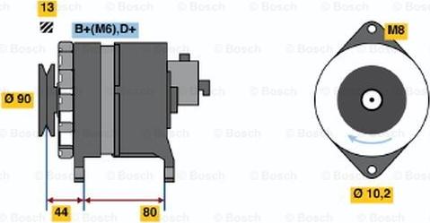 BOSCH 9 120 144 606 - Alternator www.molydon.hr