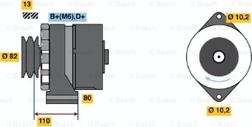 BOSCH 9 120 144 105 - Alternator www.molydon.hr