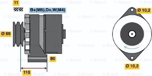 BOSCH 9 120 144 117 - Alternator www.molydon.hr