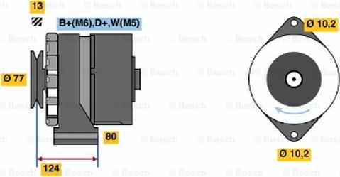 BOSCH 9 120 144 122 - Alternator www.molydon.hr