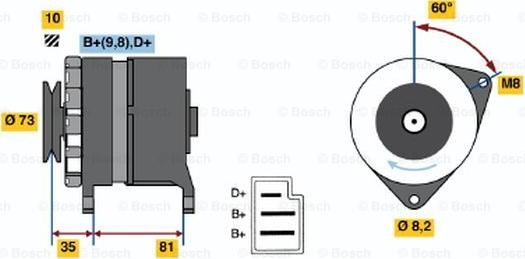 BOSCH 9 120 144 290 - Alternator www.molydon.hr