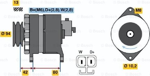 BOSCH 9 120 334 643 - Alternator www.molydon.hr