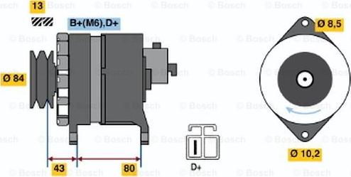 BOSCH 9 120 334 626 - Alternator www.molydon.hr