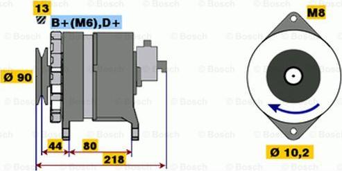 BOSCH 9 120 334 628 - Alternator www.molydon.hr