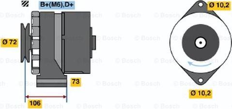 BOSCH 9 120 334 134 - Alternator www.molydon.hr