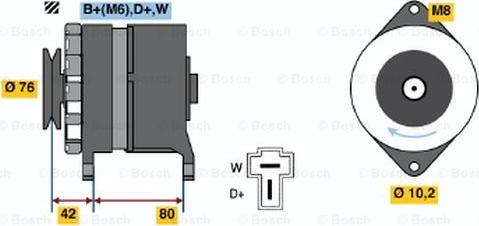 BOSCH 9 120 334 136 - Alternator www.molydon.hr