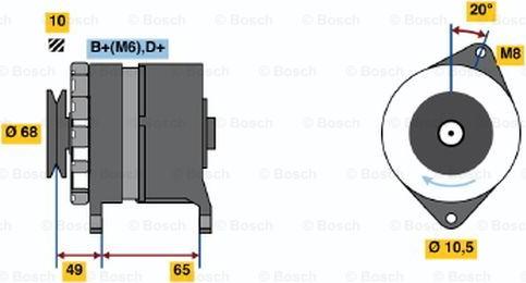 BOSCH 9 120 334 310 - Alternator www.molydon.hr