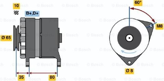 BOSCH 9 120 334 324 - Alternator www.molydon.hr