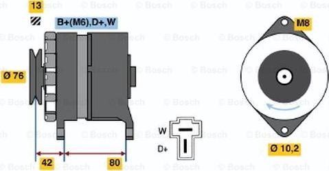 BOSCH 9 120 334 320 - Alternator www.molydon.hr