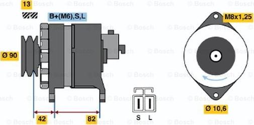 BOSCH 9 120 335 001 - Alternator www.molydon.hr