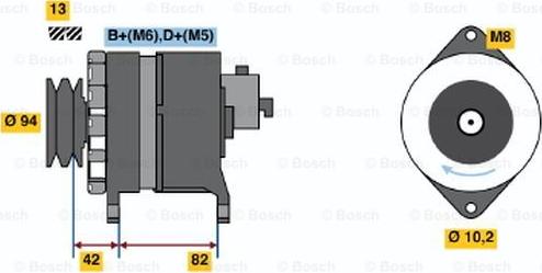 BOSCH 6 033 GB5 007 - Alternator www.molydon.hr