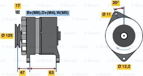 BOSCH 6 033 GB3 009 - Alternator www.molydon.hr