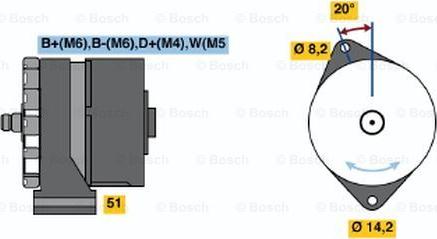 BOSCH 6 033 GB3 014 - Alternator www.molydon.hr