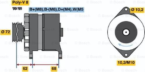 BOSCH 6 033 GB3 035 - Alternator www.molydon.hr