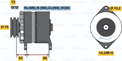 BOSCH 6 033 GB3 036 - Alternator www.molydon.hr