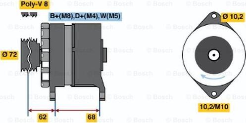 BOSCH 6 033 GB3 033 - Alternator www.molydon.hr