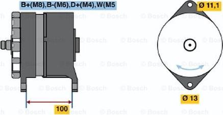 BOSCH 6 033 GB3 020 - Alternator www.molydon.hr