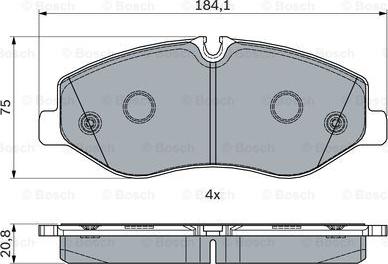 BOSCH 0 986 494 914 - Komplet Pločica, disk-kočnica www.molydon.hr