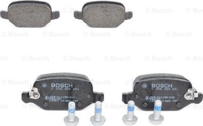 BOSCH 0 986 494 934 - Komplet Pločica, disk-kočnica www.molydon.hr