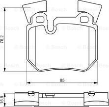 BOSCH 0 986 494 421 - Komplet Pločica, disk-kočnica www.molydon.hr