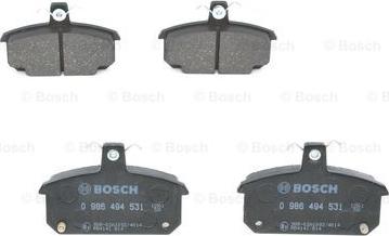 BOSCH 0 986 494 531 - Komplet Pločica, disk-kočnica www.molydon.hr