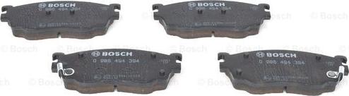 BOSCH 0 986 494 394 - Komplet Pločica, disk-kočnica www.molydon.hr