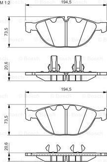 BOSCH 0 986 494 349 - Komplet Pločica, disk-kočnica www.molydon.hr