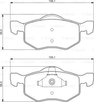 BOSCH 0 986 494 361 - Komplet Pločica, disk-kočnica www.molydon.hr