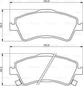 BOSCH 0 986 494 318 - Komplet Pločica, disk-kočnica www.molydon.hr