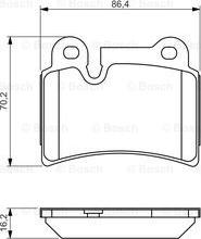 BOSCH 0 986 494 210 - Komplet Pločica, disk-kočnica www.molydon.hr