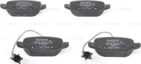 BOSCH 0 986 494 776 - Komplet Pločica, disk-kočnica www.molydon.hr