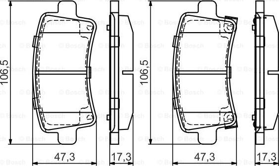 BOSCH 0 986 495 444 - Komplet Pločica, disk-kočnica www.molydon.hr