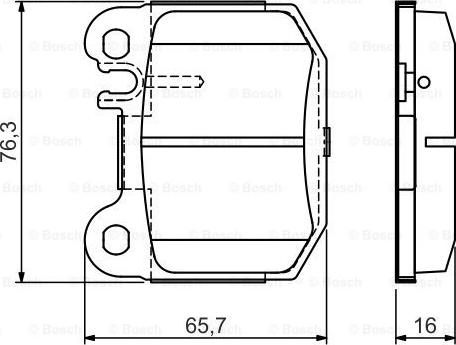 BOSCH 0986495440 - Komplet Pločica, disk-kočnica www.molydon.hr