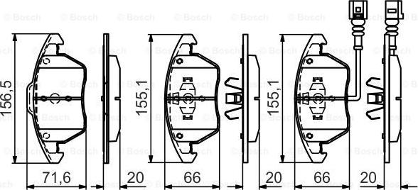 BOSCH 0 986 495 432 - Komplet Pločica, disk-kočnica www.molydon.hr